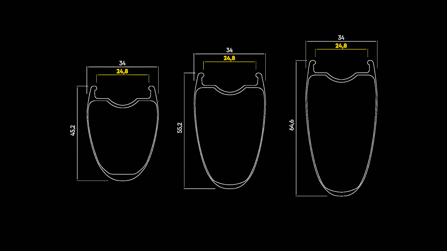 Par de Ruedas MAVIC COMETE 45-55 Tubeless Ready (Center Lock)