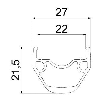 Paire de Roues MAVIC ACCESS RG22 DISC (Center Lock)