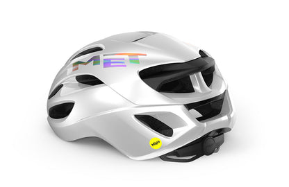 MET RIVALE MIPS Road Helmet Glossy White