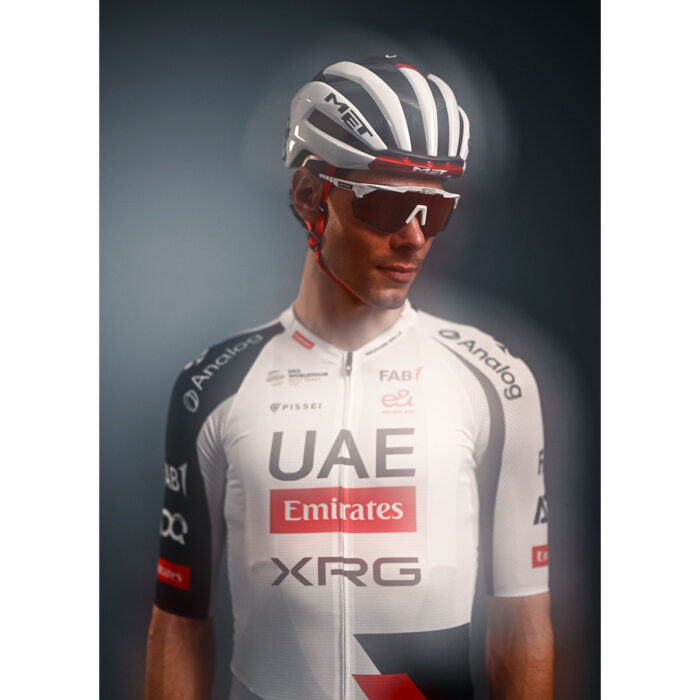 Casque Route MET TRENTA 3K CARBON MIPS UAE TEAM EMIRATES XRG 2026 Blanc