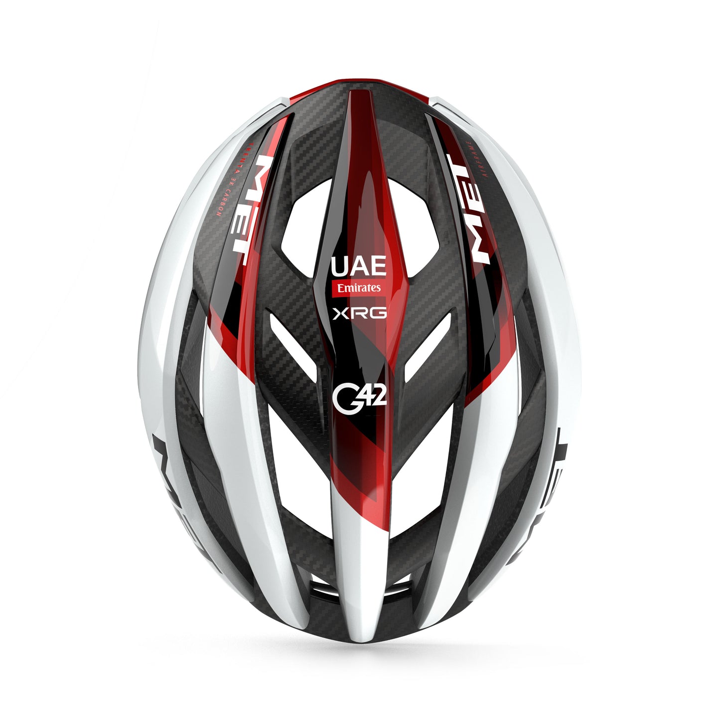 Casque Route MET TRENTA 3K CARBON MIPS UAE TEAM EMIRATES XRG 2026 Blanc