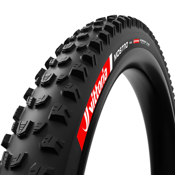 Pneu VITTORIA MOSTRO TRAIL 27.5x2.40 4C Graphene 2.0 Tubeless Ready Souple Noir