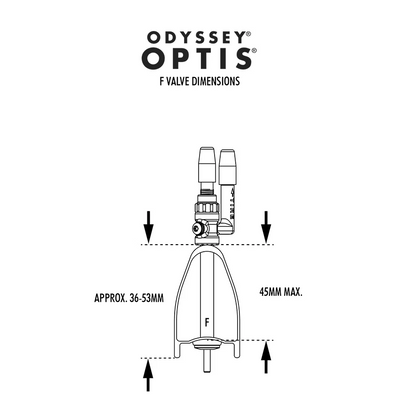 Anti-stootlek Insert ODYSSEY Optis Insert 700x25/30 met Dubbel Ventiel