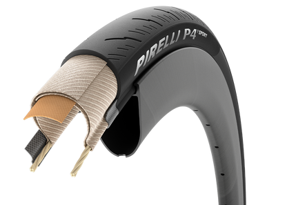 PIRELLI P4 SPORT TubeType melna velosipēda riepa