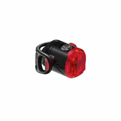 LEZYNE FEMTO USB C DRIVE black rear light — product view on a white background