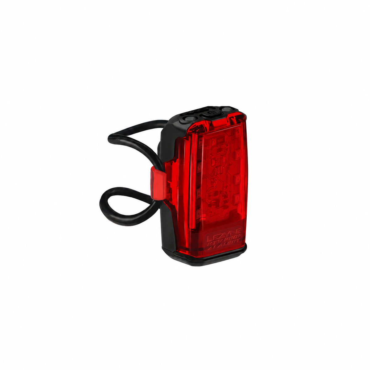 Πίσω φως LEZYNE KTV PRO+ Ai ALERT μαύρο — φωτογραφία προϊόντος σε λευκό φόντο