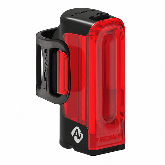 Luce posteriore LEZYNE STRIP PRO Ai ALERT 400+ — vista del prodotto su sfondo bianco