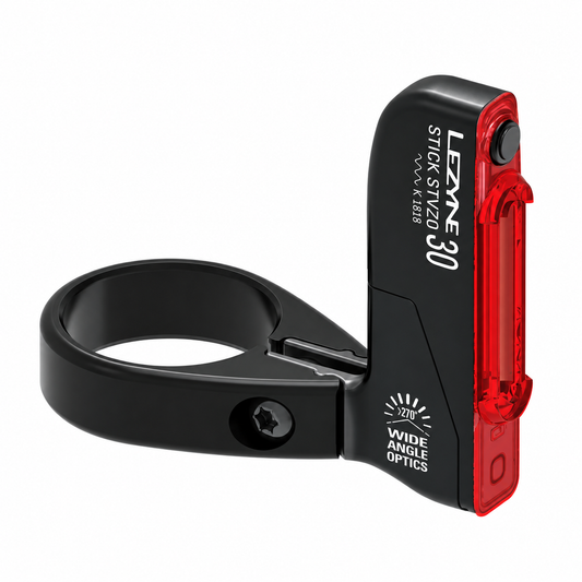 Luce posteriore LEZYNE STICK DRIVE nera — vista del prodotto su sfondo bianco