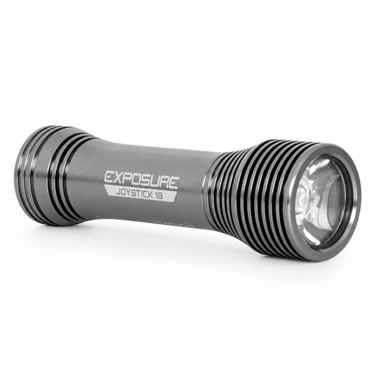 Lampka przednia EXPOSURE LIGHTS JOYSTICK 18 — widok produktu na białym tle