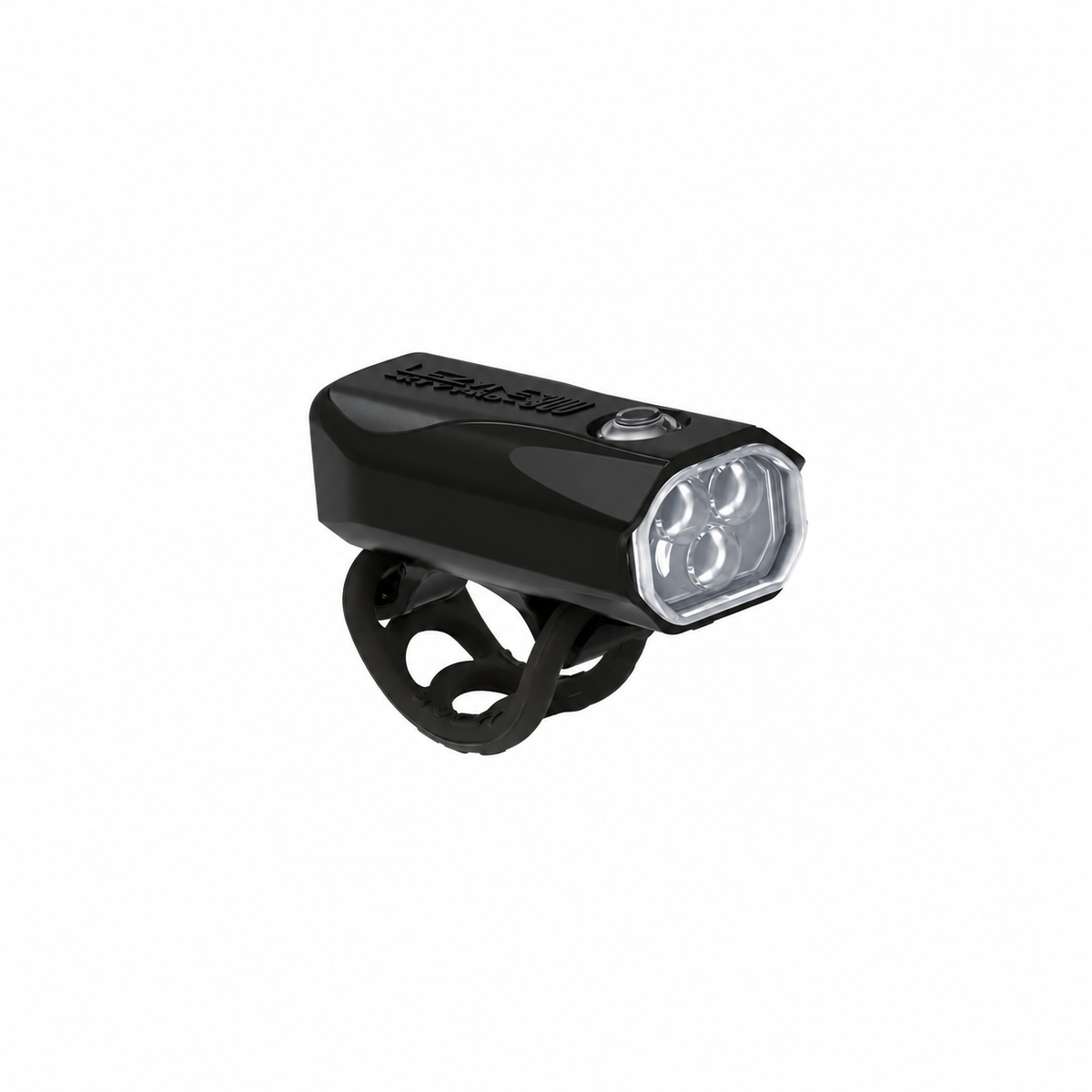 LEZYNE KTV DRIVE PRO 300+ black front light — product view on a white background