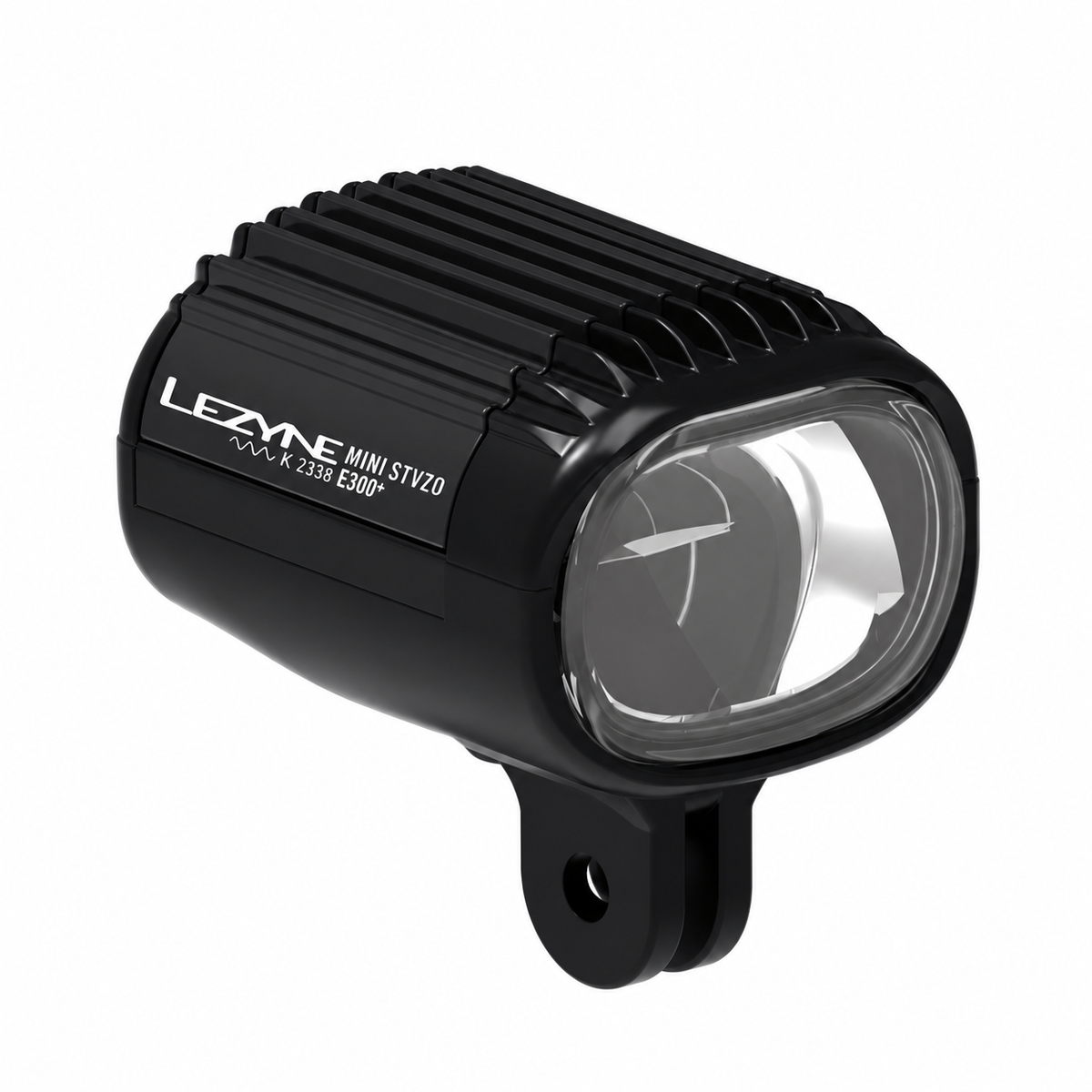 Lampă față LEZYNE E-BIKE E-MINI STVZO E300+ neagră — vedere suplimentară
