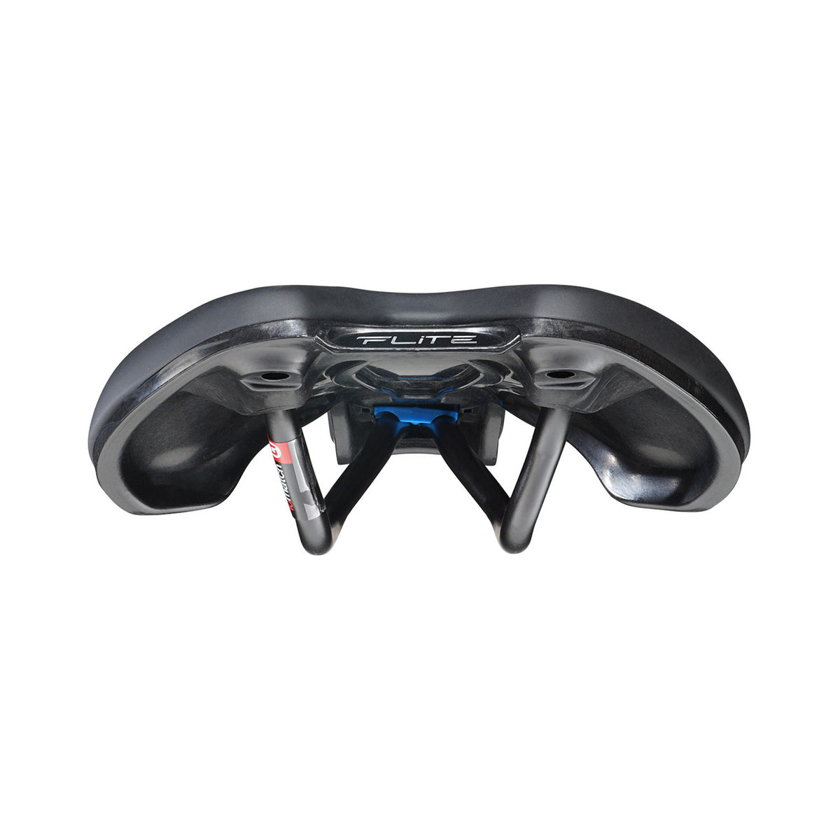 Zadel SELLE ITALIA FLITE BOOST TM L met mangaanrails, zwart — achteraanzicht