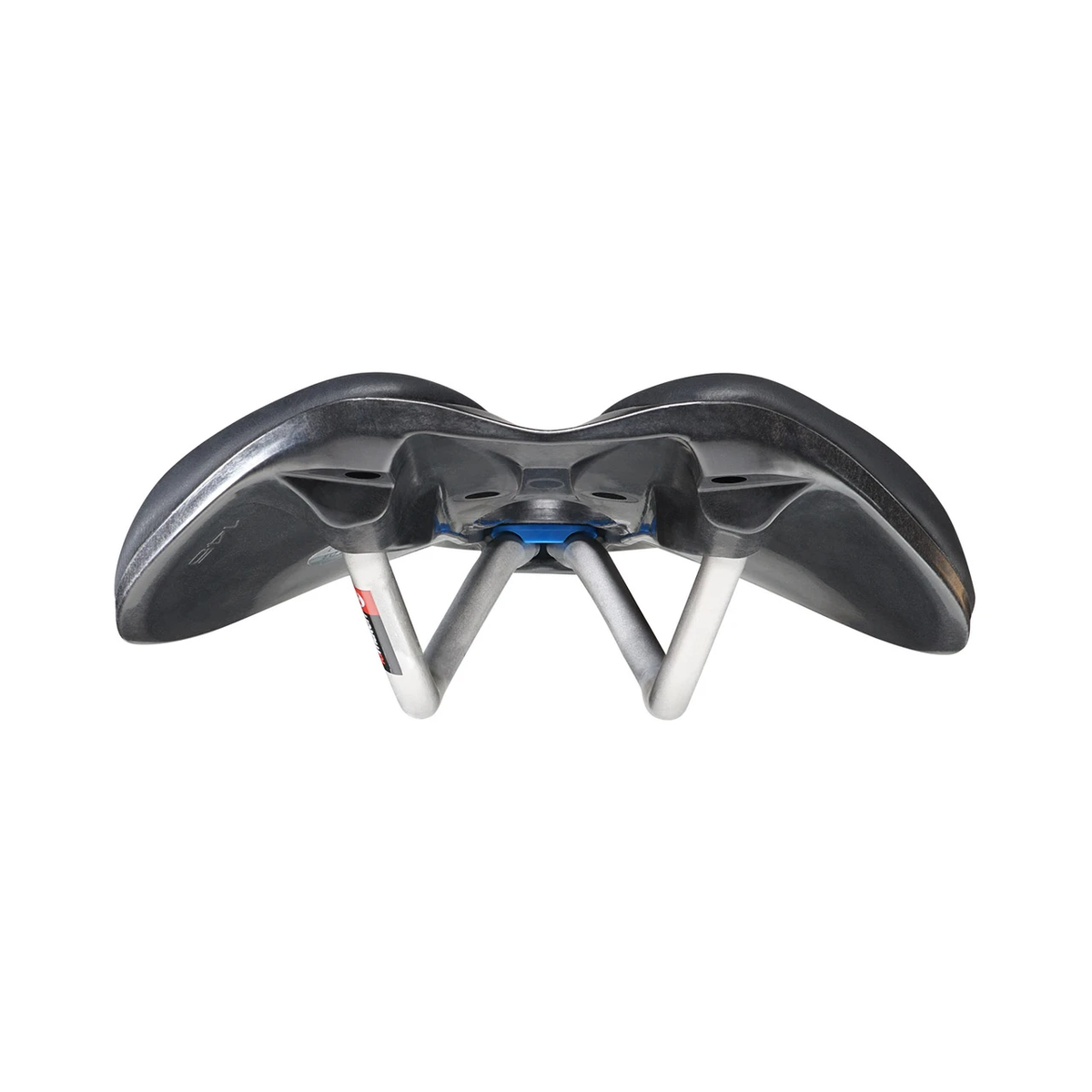Selle SELLE ITALIA NOVUS EVO BOOST SUPERFLOW L Rails Ti316 Noir/Gris — vue arrière