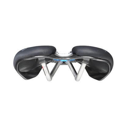 Selim SELLE ITALIA SLR BOOST ENDURANCE SUPERFLOW L com carris Ti316 preto — vista traseira
