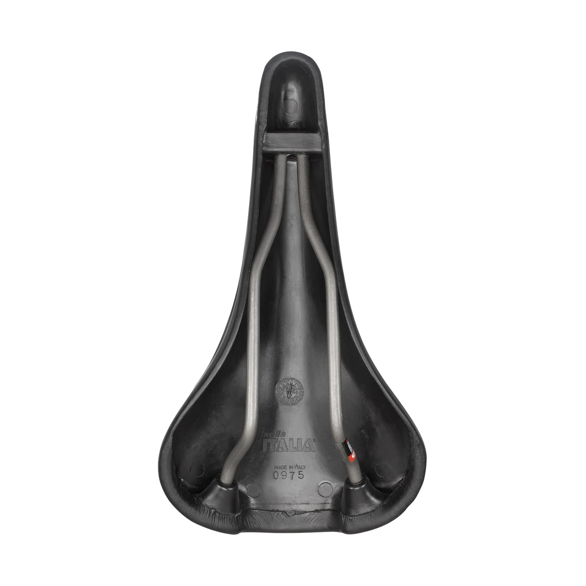 Selim SELLE ITALIA TURBO BONNIE com carris de manganês preto — vista inferior