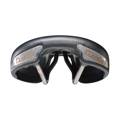 Selim SELLE ITALIA TURBO BONNIE com carris de manganês preto — vista traseira
