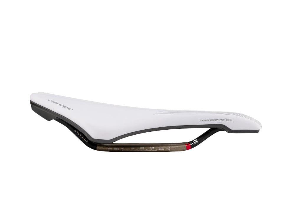 Sillín PROLOGO DIMENSION R2 153 mm con raíles Tirox blanco — vista adicional