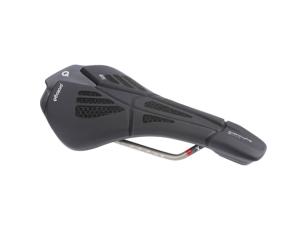 Sillín PROLOGO SCRATCH M5 CPC AIRING con raíles Tirox negro — vista adicional