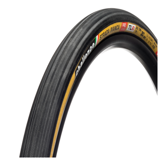 Cubierta CHALLENGE STRADA BIANCA 700x30c lista para tubeless beige