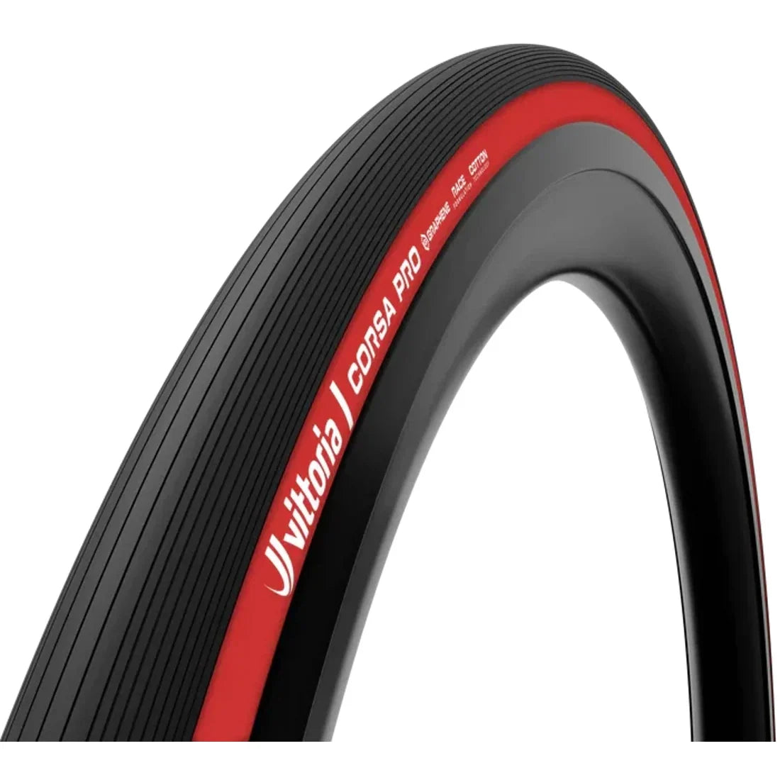 Cubierta VITTORIA CORSA PRO grafeno G2.0 700c lista para tubeless, edición especial roja