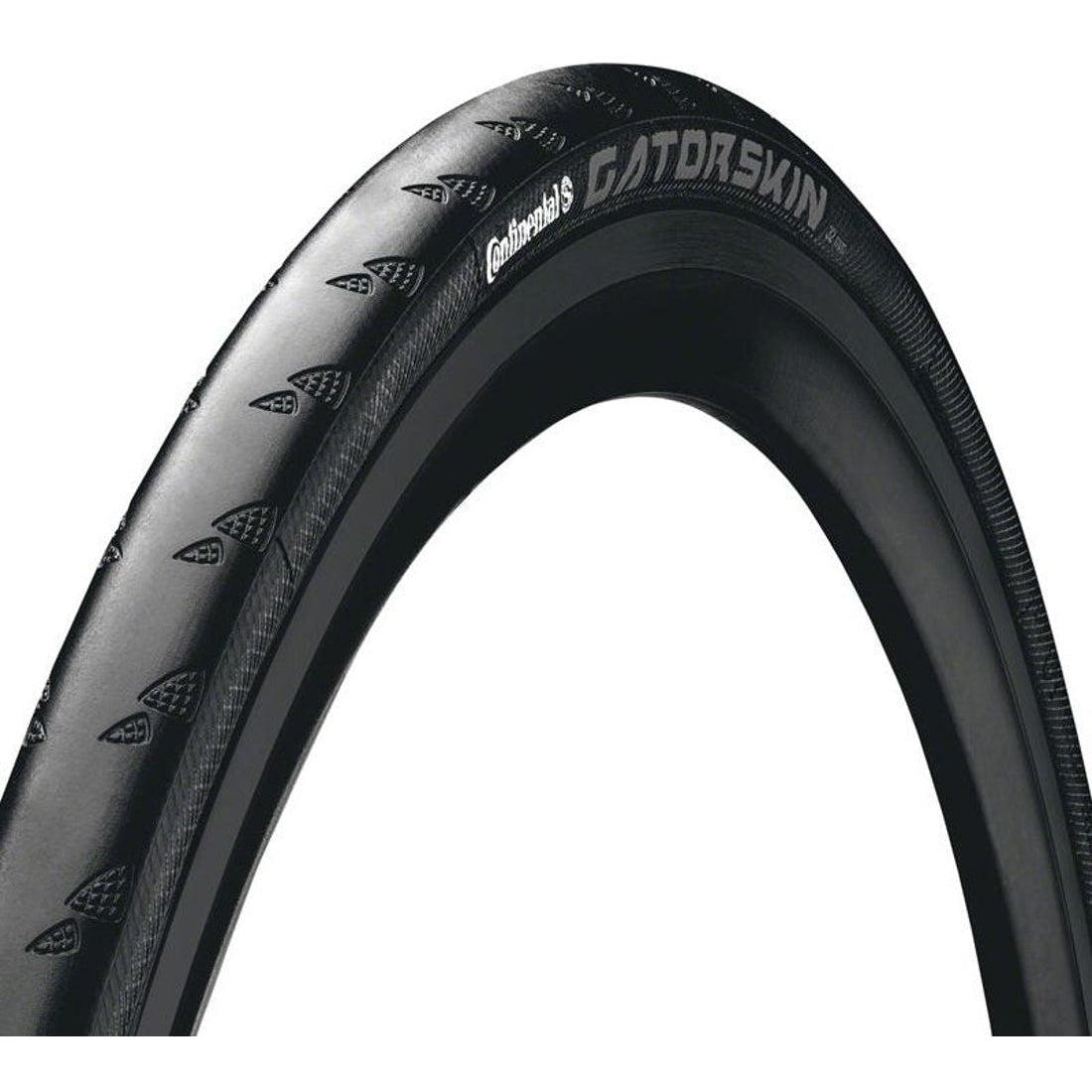 Copertone CONTINENTAL GATORSKIN 700c per camera d'aria completamente nero