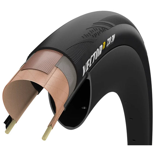 ZIPP GOODYEAR VECTOR R SW-däck, tubeless-ready, svart