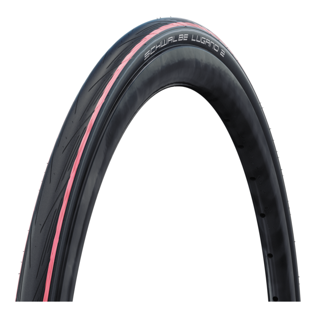 Opona SCHWALBE LUGANO II 700c K-Guard TubeType czerwona