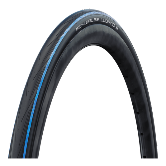 SCHWALBE LUGANO II 700c K-Guard -sisärenkaallinen rengas, sininen
