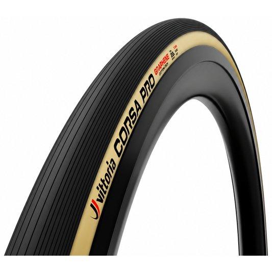 Pneu VITTORIA CORSA PRO WIDE Graphene G2.0 700c Tubeless Ready Beige