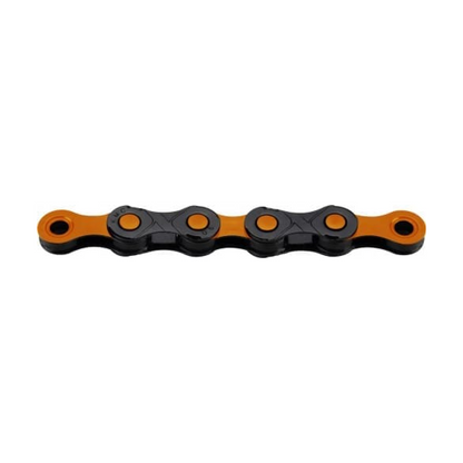 Chaîne 12V KMC DLC12 Noir/Orange — photo produit sur fond blanc