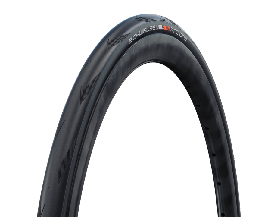 Opona SCHWALBE PRO ONE EVO ADDIX Race Super Race V-Guard 700c TubeType czarna — zdjęcie produktu na przezroczystym tle