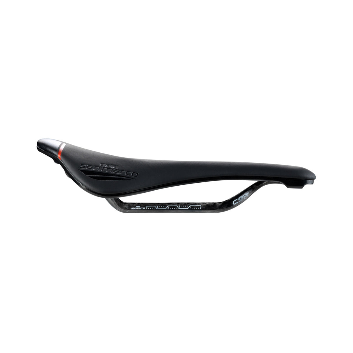 Sillín SAN MARCO SHORTFIT 2.0 OPEN-FIT CARBON FX Narrow con raíles de carbono — vista adicional