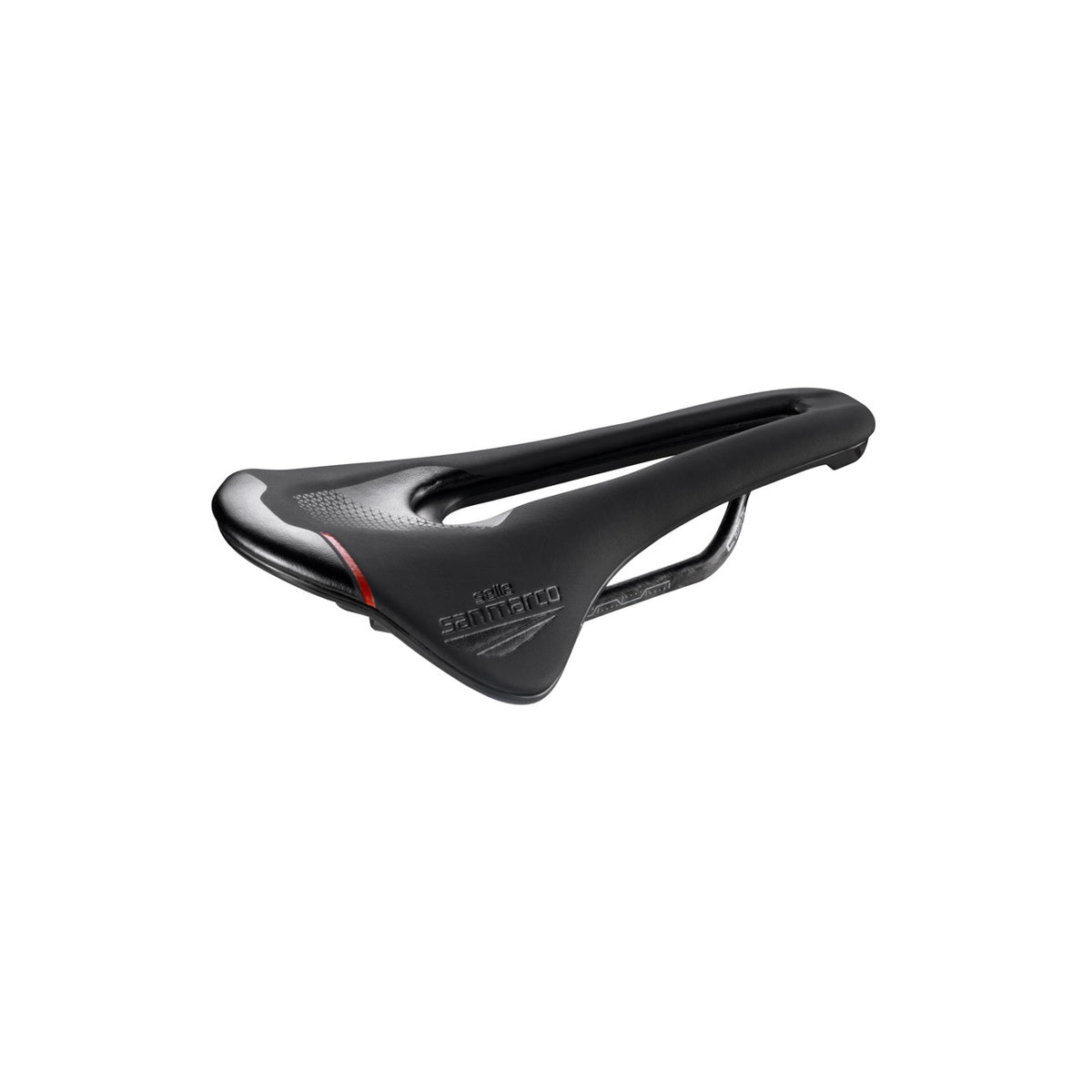 SAN MARCO SHORTFIT 2.0 OPEN-FIT CARBON FX Wide saddle with carbon rails — additional view