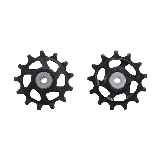 Kółka 12-rzędowej przerzutki tylnej SHIMANO XT RD-M8100/M8120 — część na białym tle