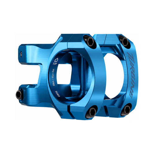 Attacco manubrio RACE FACE TURBINE 35 turchese 2026 — vista principale su sfondo bianco