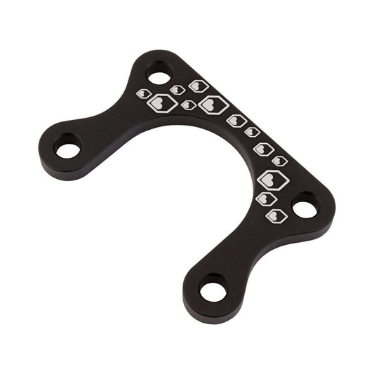 Podkładki dystansowe do mostka BURGTEC Direct Mount (2x) 5 mm ze śrubami — widok główny na białym tle