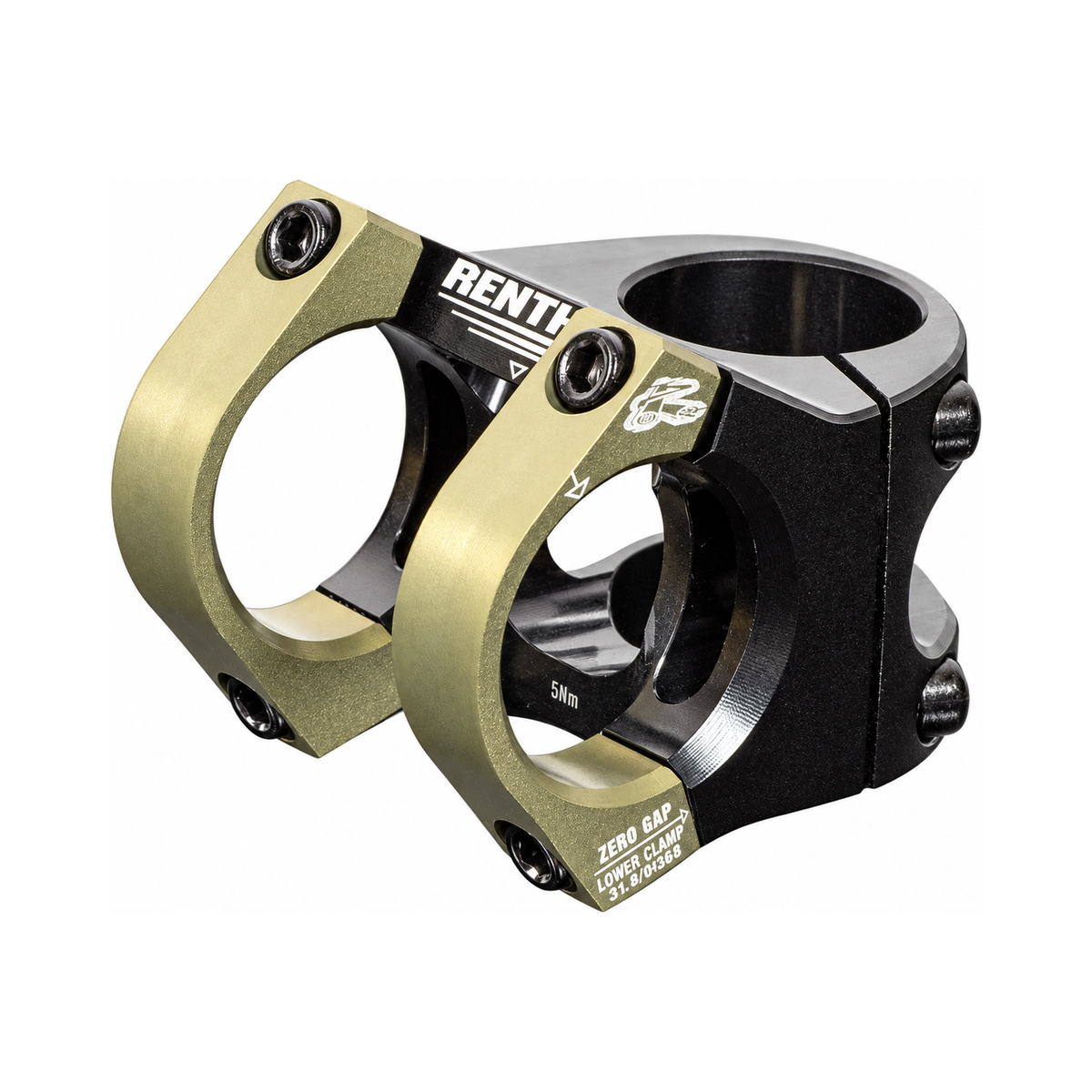 RENTHAL APEX V2 stem, black/bronze — main view on a white background