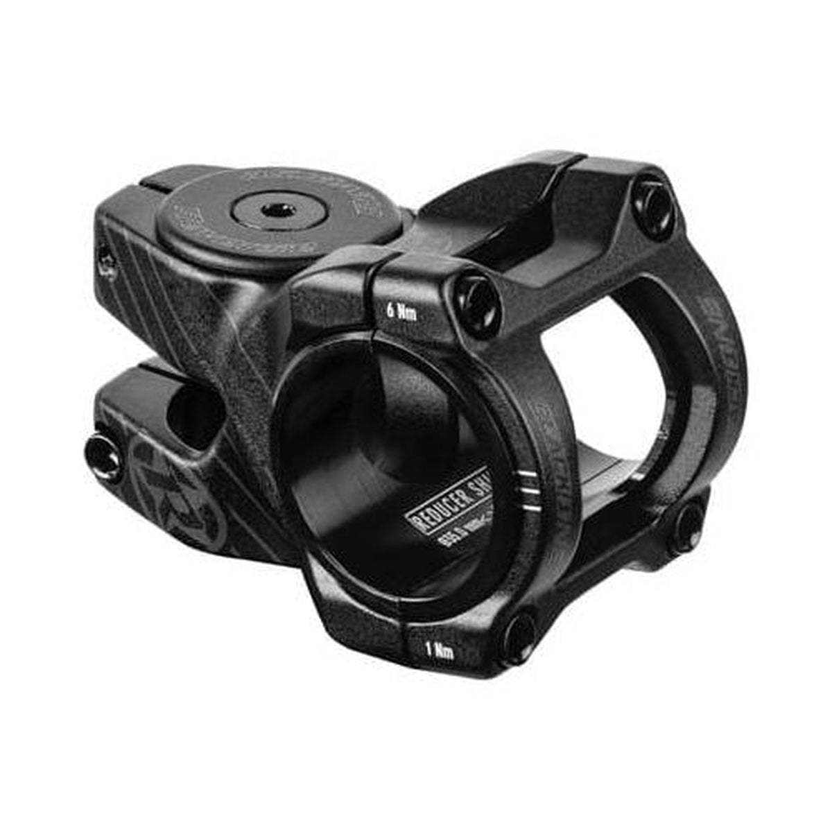REVERSE COMPONENTS BLACK ONE D-2 -ohjainkannatin, musta/mattamusta — pääkuva valkoisella taustalla