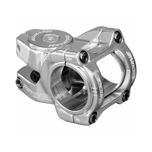 Mostek REVERSE COMPONENTS BLACK ONE D-2 Titanium srebrny — widok główny na białym tle