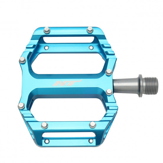 Pédales Plates HT COMPONENTS AR09 Bleu Turquoise
