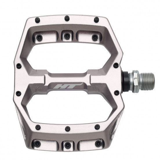 Pédales Plates HT COMPONENTS SPIDER AF03 Gris