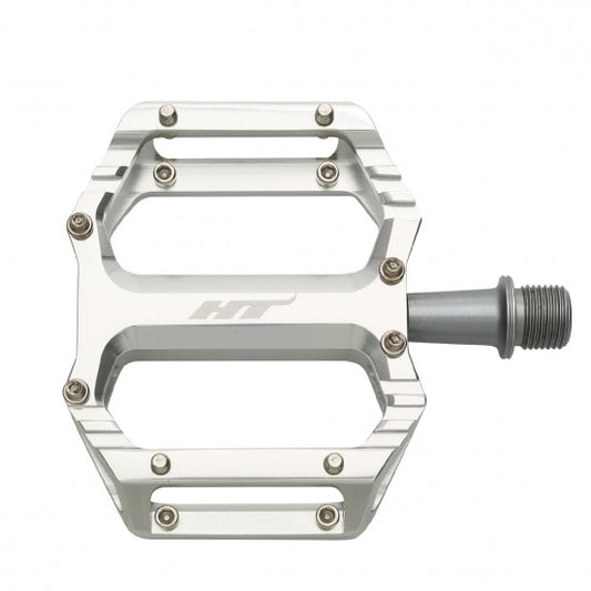 HT COMPONENTS AR09SX Silver BMX Flat Pedals