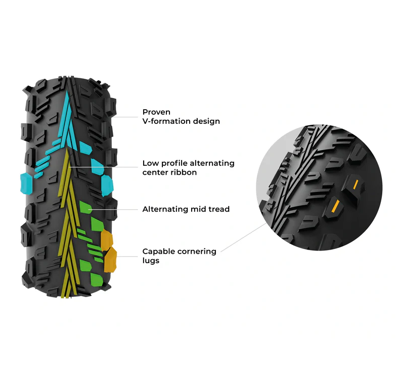 Pneu VITTORIA PEYOTE XC TRAIL 29x2.40 Graphene 4C Tubeless Ready Souple Beige