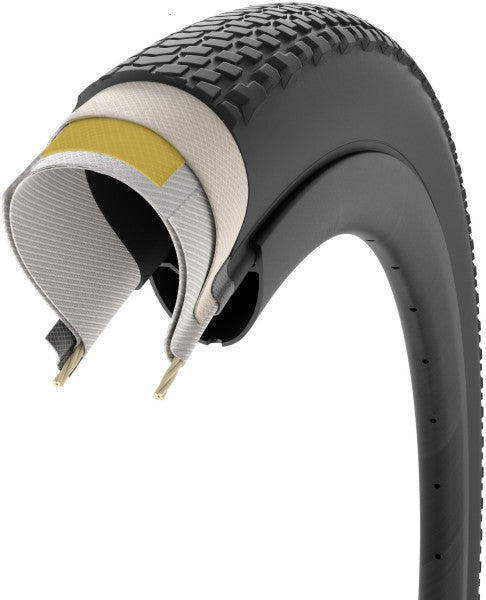 PIRELLI CINTURATO GRAVEL H High Performance 700c Tubeless Ready-dæk, sort