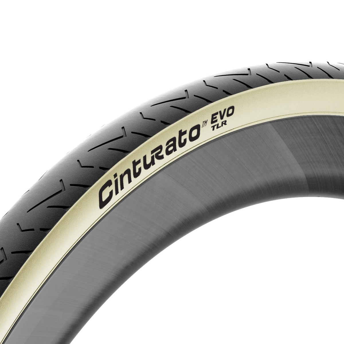 PIRELLI CINTURATO EVO TLR tubeless-valmidusega rehv, retrostiilis külgsein