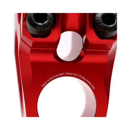 Attacco Manubrio PRIDE CAYMAN V2 Ø22.2mm Rosso