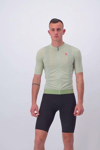 CASTELLI ESSENZA Short Sleeve Jersey Green