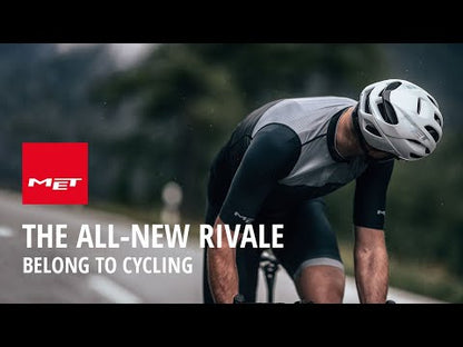 MET RIVALE MIPS Road Helmet Glossy White