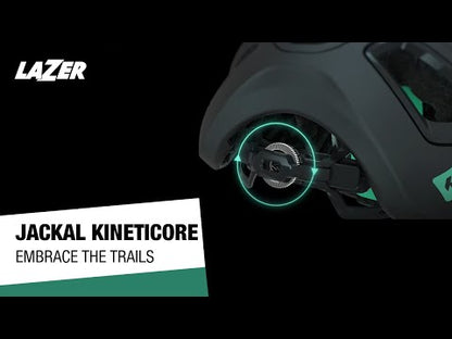 MTB-Helm LAZER JACKAL KINETICORE Rostbraun Orange