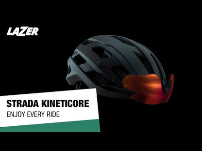 Rennradhelm LAZER STRADA KINETICORE Mattschwarz